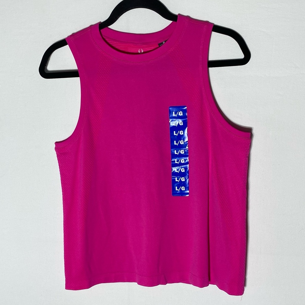 5/$25 Spyder Active Sport Pink Sleeveless Activewear Top Tank Top L NWT